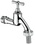 Schell Auslaufventil Knebelgriff, DN 15 G 1/2", Mattchrom 034050399