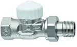 IMI Heimeier Thermostat-Ventilunterteil V-exact II, Durchgangsform DN 10, vernickelt