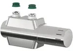 Flamco Ventilhahnblock Variodesign mit Thermostatkopf TC-D1 und Blende, verchromt