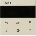 Gira Jalousie- und Schaltuhr Display System 3000, System 55, Cremewei&szlig;, 536601