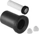 Geberit 152422461, Geberit Anschlussset f&uuml;r Wand-WC, L&auml;nge 18,5cm Au&szlig;endurchmesser