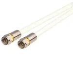 Kathrein Verbindungskabel ETF 400/S, 0,4m 75 Ohm 105dB, Wei&szlig; 2040000012