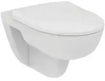Ideal Standard WC-Paket i.life A Randlos mit Uni.WC-Sitz Softclose Wei&szlig; T467001