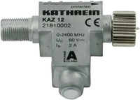 Kathrein 21810002, Kathrein Blitzstromableiter KAZ 12, 5-2400 MHz, 75 Ohm, 21810002