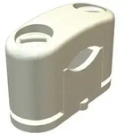 OBO Bettermann SOM-Schelle 3081, 15-25mm, Polystyrol, Lichtgrau RAL 7035 2124254