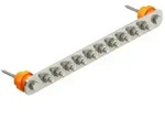 OBO Bettermann Potentialausgleichsschiene BigBar 1802/10VA, 5x40x408,5mm, Edelstahl