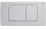 Geberit Twinline 30 Dr&uuml;ckerplatte mit 2-Mengen-Sp&uuml;lung, Mattchrom, Easy to