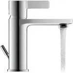 Duravit D-Neo Einhebel-Waschtischmischer M, Chrom, 5l/min, Hebelgriff, mit Garnitur,