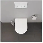 Duravit D-Neo WC-Set wandh. Wand-WC, WC-Sitz, Wei&szlig; Hochglanz, 4,5l, mit