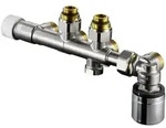 Oventrop Multiblock T-RTL Anschlussarmatur, Eckform, G 1/2" Au&szlig;engewinde 1184086