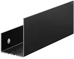 Keuco Duschablage Wandmontage abnehmbar, 320x120x90mm, Schwarz matt, 24952370000