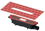 Tece drainprofile Ablauf Norm DN 50 mit seitlichem Auslauf 0,8 l/s 673002