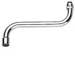 Grohe Rohrauslauf f&uuml;r K&uuml;chen-Wandbatterien, schwenkbar, M22x1, 200mm, Chrom,