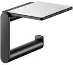 KEUCO Toilettenpap.hal. Plan 14973, m.Ablage, schwarz 14973370000