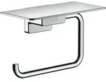 hansgrohe AddStoris Toilettenpapierhalter mit Ablage, Chrom 41772000