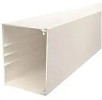 OBO Bettermann Wand- und Deckenkanal WDK 100130, 100x130x2000mm, PVC, Wei&szlig; 6191347