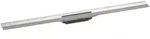 hansgrohe RainDrain Flex Fertigset Duschrinne 1000mm k&uuml;rzbar, Edelstahl geb&uuml;rstet