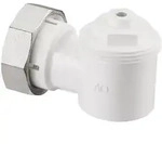 Oventrop Winkeladapter f&uuml;r Ventilheizk&ouml;rper wei&szlig;, Gewindeanschluss M30x1,5 1011450