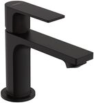 hansgrohe Rebris E Einhebel-Waschtischmischer 80mm 5l/min CoolStart, Mattschwarz ohne