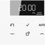 Jung Timer-Display LS LS1750DWW, Unterputz, Glas, Alpinwei&szlig; LS1750DWW