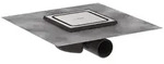 hansgrohe RainDrain Spot Komplettset Punktablauf 150x150mm, Edelstahl geb&uuml;rstet