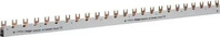 hager KDN381B, hager Phasenschiene 3 polig mit Hilfsschalter, Gabelanschluss...