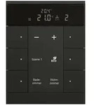 Busch Jaeger Raumtemperaturregler 6fach BE SBR/U6.0.11-885 schwarz matt