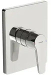 Hansa Polo Einhebelmischer Fertigmontageset f&uuml;r Brausebatterie 8061 Rosette eckig
