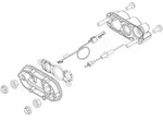 Bosch Gl&uuml;hz&uuml;nder/Elektrode, Set, komplett 15-45kW, 7736700318 7736700318