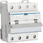 hager ADX425D, hager Fehlerstrom-Leitungsschutzschalter 4P 10kA B-25A 30mA Typ A
