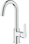 Grohe Eurosmart Einhand-Waschtischbatterie, L-Size, Temperaturbegrenzer, glatter