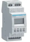 hager Digitale Multifunktions-Zeitschaltuhr f&uuml;r Hutschiene mit Bluetooth, 2-Kanal
