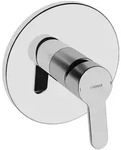 Hansa Primo Einhebelmischer Fertigmontageset f&uuml;r Brausebatterie 8991 Rosette rund
