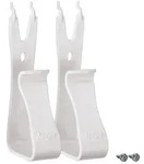 hager Multimedia-Halter, universal, wei&szlig;, 2-fach, Kunststoff, f&uuml;r Montageplatten