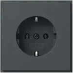 Gira Schutzkontakt-Steckdose TX_44, 16A 250V, IP20, Anthrazit, 418867 418867