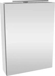 FACKELMANN SBC SCENO G&auml;ste WC Spiegelschrank 50 cm breit, Wei&szlig;, T&uuml;ranschlag rechts
