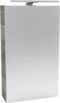FACKELMANN SBC LUXOR G&auml;ste WC Spiegelschrank 40 cm breit, Braun, T&uuml;ranschlag rechts