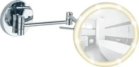 WENKO AURA LED Kosmetikspiegel, Power Loc, mit hochwertigem Acrylrahmen