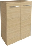 FACKELMANN B.STYLE Doppel Midischrank 60 cm breit, Braun