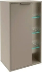 FACKELMANN B.PARIS Midischrank 47 cm breit, Grau, T&uuml;ranschlag links links