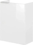 FACKELMANN SBC KARA Waschbeckenunterschrank G&auml;ste WC 45 cm breit, Wei&szlig;,