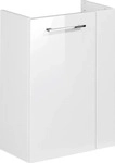 FACKELMANN SBC SCENO Waschbeckenunterschrank G&auml;ste WC 45 cm breit, Wei&szlig;,