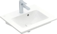 VILLEROY & BOCH VENTICELLO Waschbecken Keramik 50 cm breit, Wei&szlig;, mit &Uuml;berlauf,