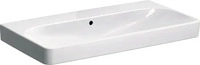 GEBERIT SMYLE SQUARE Waschbecken Keramik 90 cm breit, Wei&szlig;, ohne Hahnloch, KeraTect