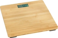 WENKO BAMBUSA Personenwaage, Braun, bis 180 kg, aus Bambus