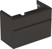 GEBERIT SMYLE SQUARE Waschbeckenunterschrank 88,4 cm breit, Anthrazit