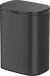 WENKO SARE Kosmetikeimer 5 Liter, Schwarz, mit Absenkautomatik, zur Wandmontage
