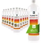 60x 1 L Bioethanol 96,6% Premium f&uuml;r Ethanol-Tischkamin