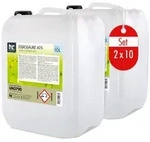 2x 10 L Essigs&auml;ure 60%