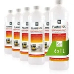 6x 1 L Bioethanol 96,6% Premium f&uuml;r Ethanol-Tischkamin
